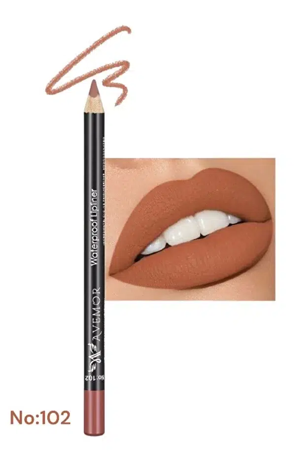 Avemor Waterproof Lipliner Pencil - Suya Dayanıklı Dudak Kalemi - 02