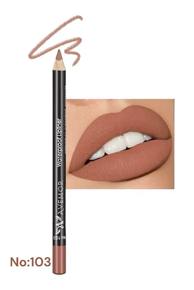 Avemor Waterproof Lipliner Pencil - Suya Dayanıklı Dudak Kalemi - 03