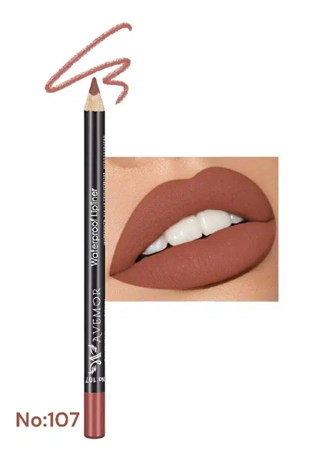 Avemor Waterproof Lipliner Pencil - Suya Dayanıklı Dudak Kalemi - 07