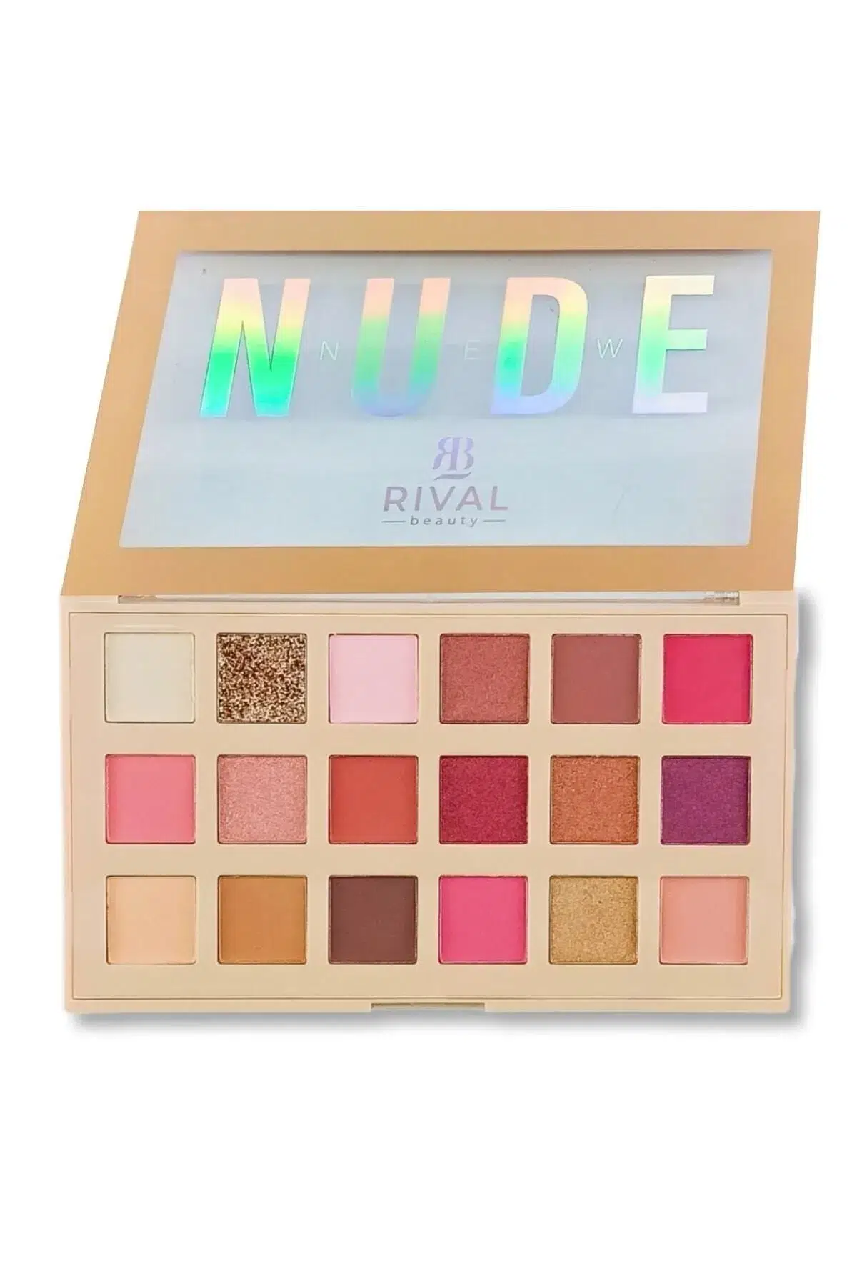 Rival Nude 18 Color Eyeshadow Palet - 18 Renkli Göz Farı Paleti