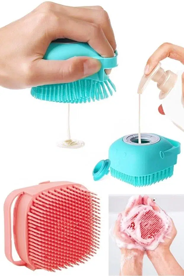 Silicon Massage Bath Brush - Silikon Duş Tarağı