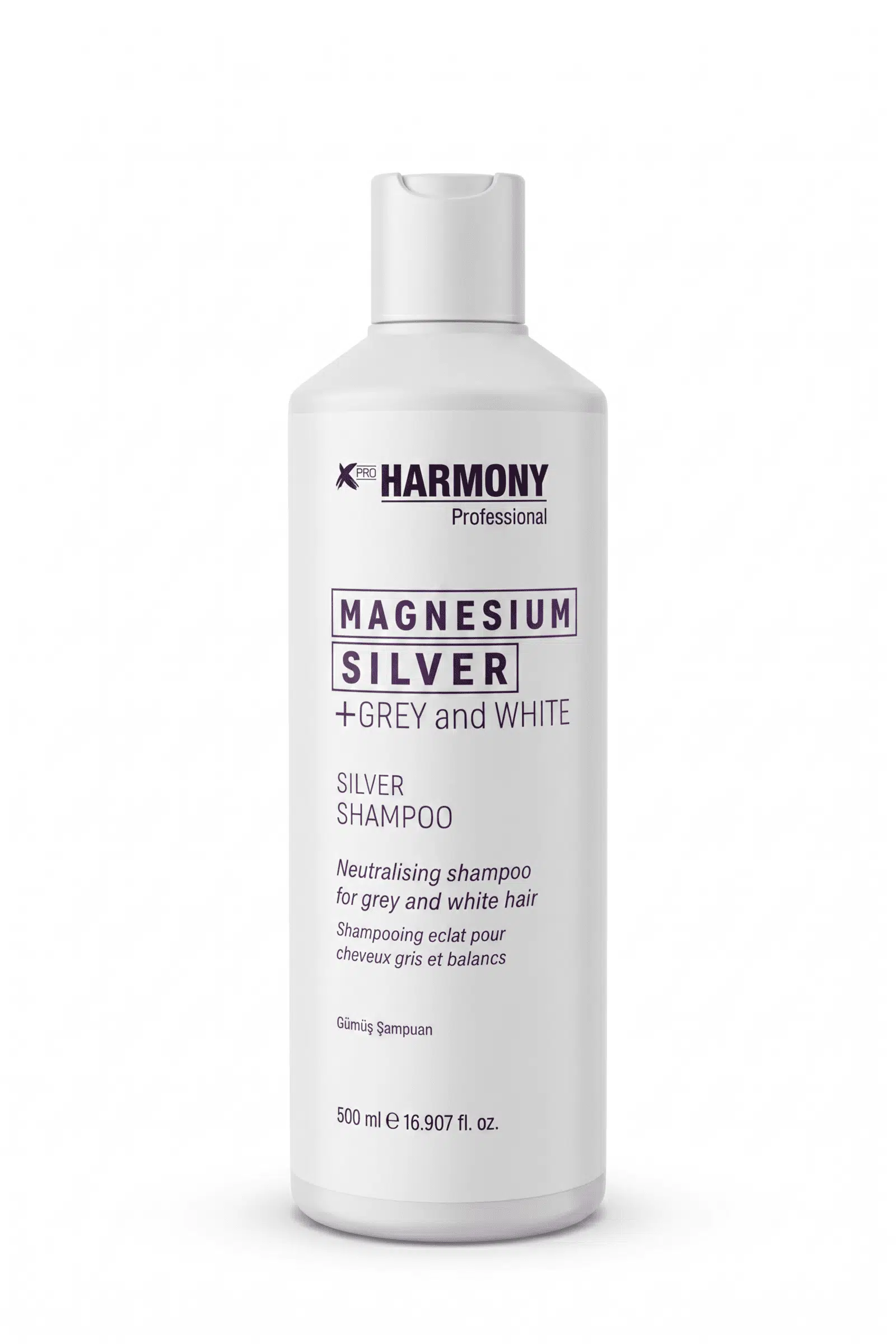 X Pro Harmony Magnesium Silver Grey And White Shampoo Gümüş Şampuan 500 ml