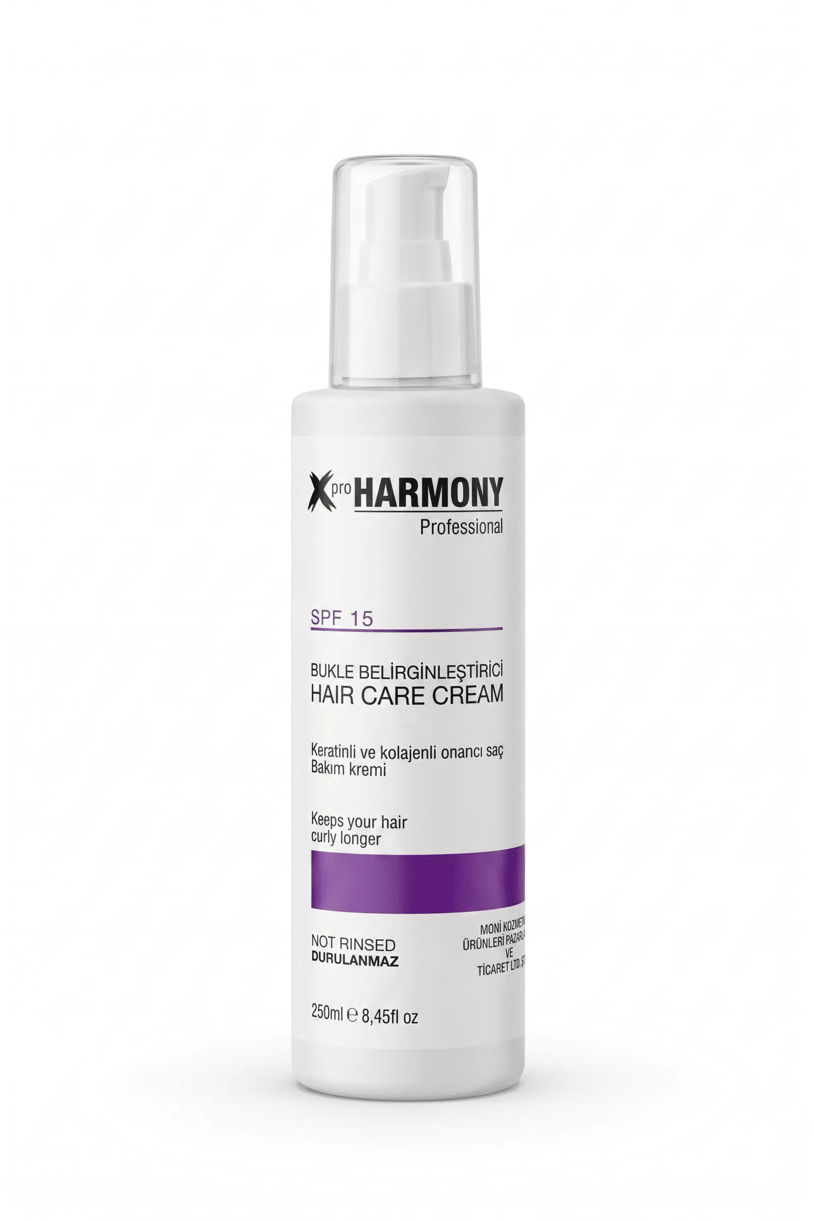 X Pro Harmony SPF 15 Durulanmayan Bukle Belirginleştirici Hair Care Cream 250 ml
