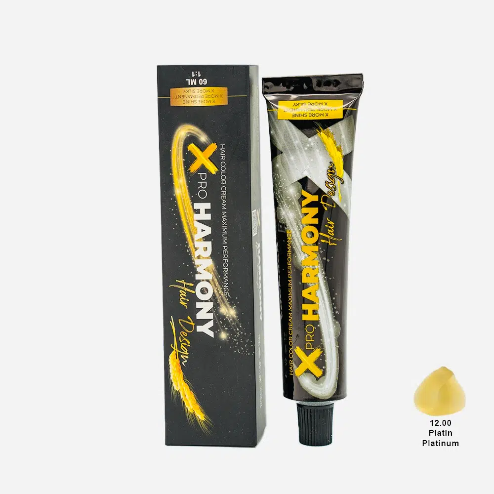 X Pro Harmony Tüp Boya 12.00 Platinum Platin Saç Boyası 60 ml