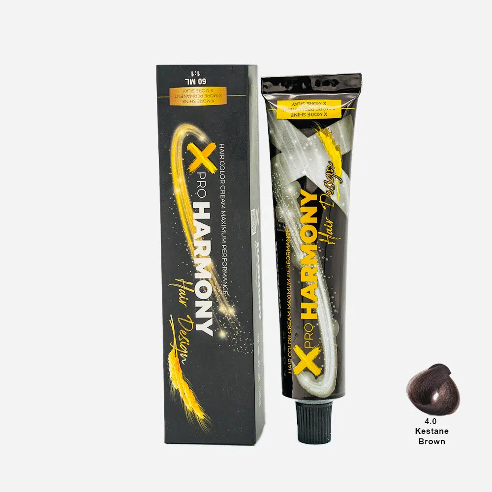 X Pro Harmony Tüp Boya 4.0 Brown Kestane Saç Boyası 60 ml